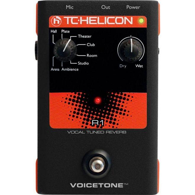 その他 TC Helicon VoiceTone R1 Vocal Reverb Pedal para Voz TC Helicon VoiceTone R1 Reverb - Pedal de Guitarra